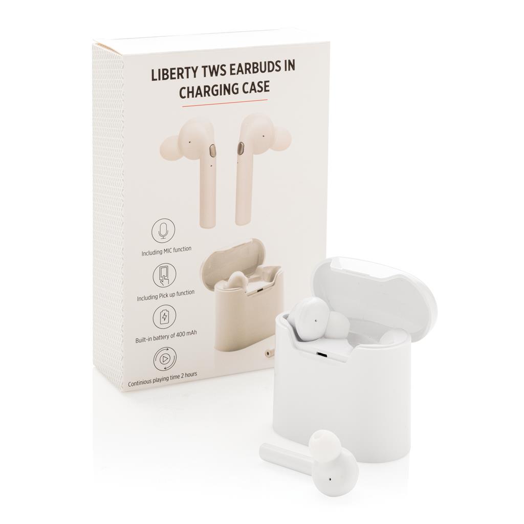 Liberty Wireless Earbuds In Charging Case