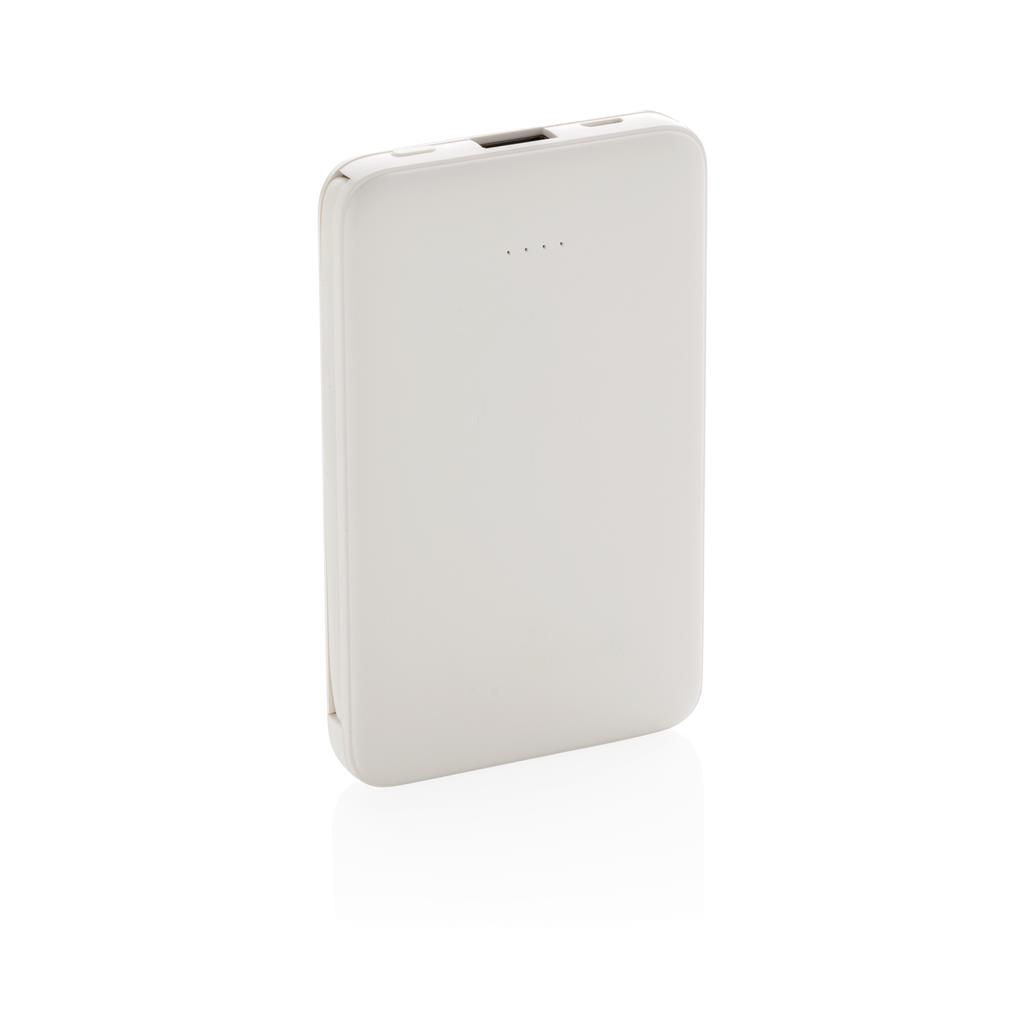 5000mah Pocket Powerbank With Integrated Cables