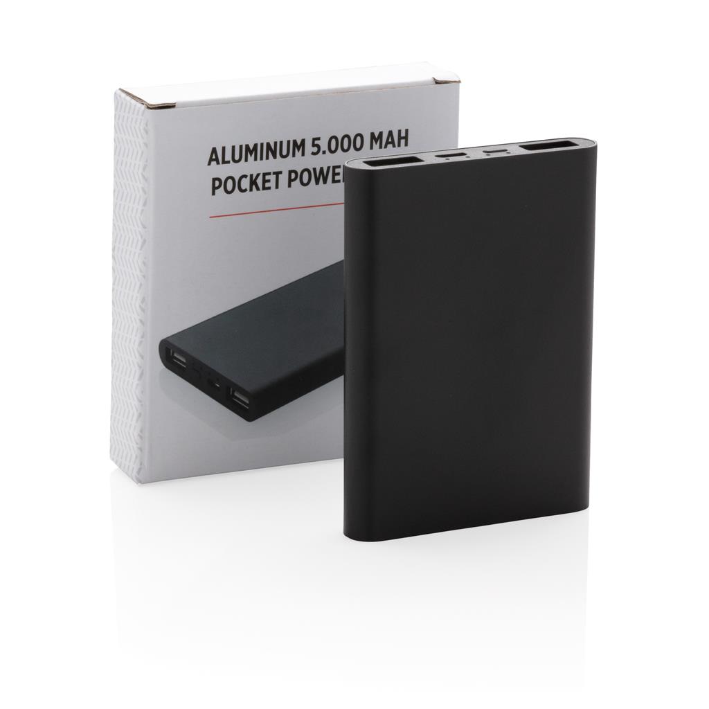 Aluminium 5000mah Pocket Powerbank