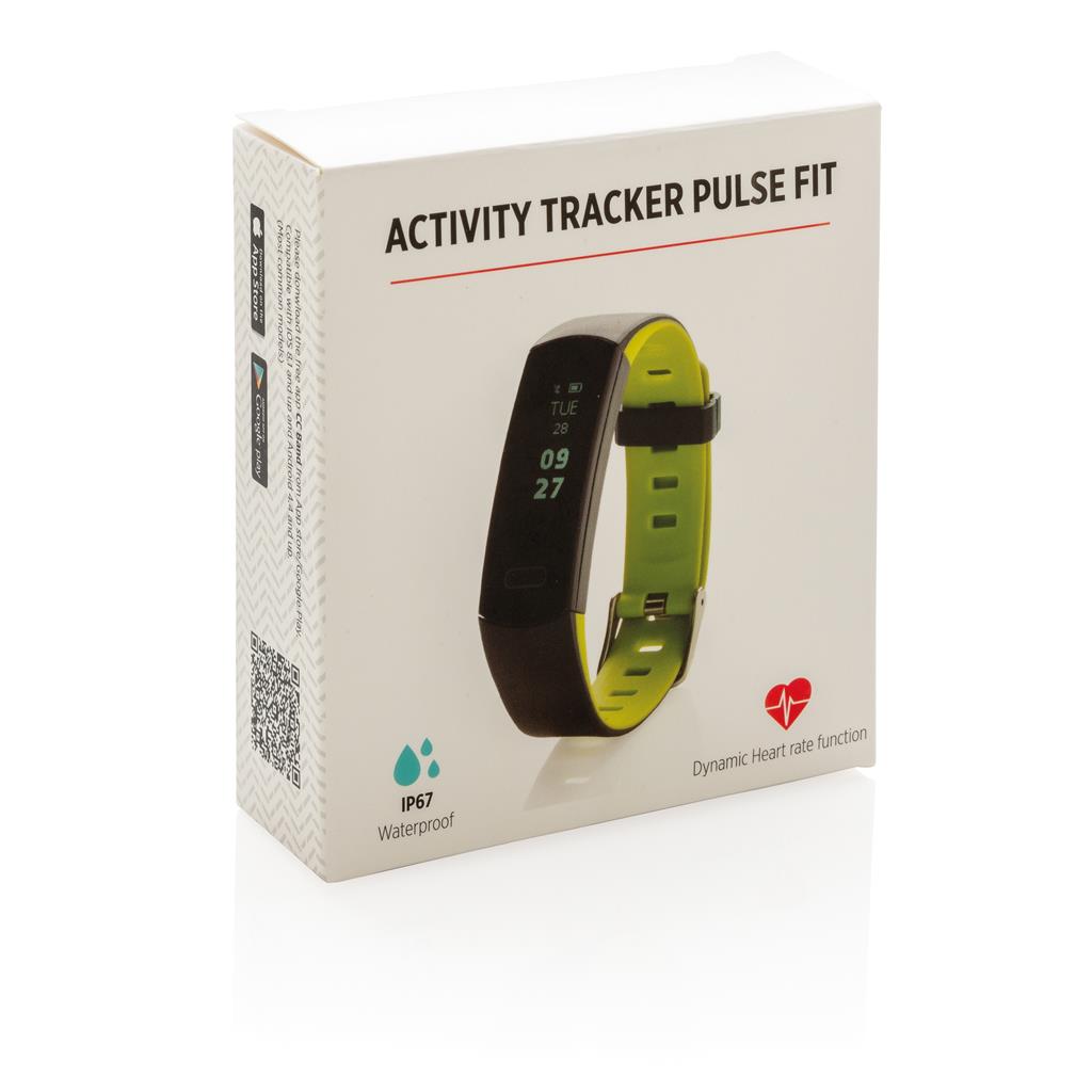 En del hvid couscous Activity Tracker Pulse Fit | Branded Wearables | Universal Branding