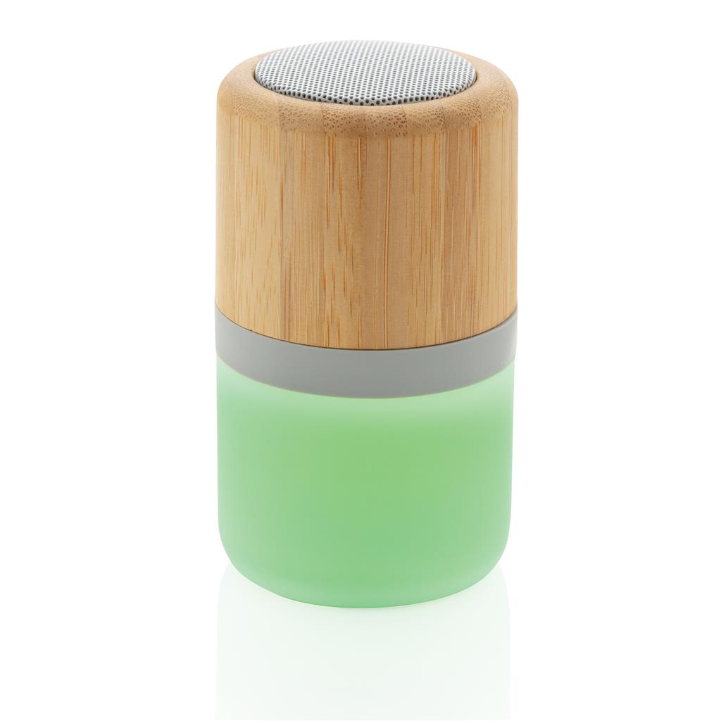Bamboo Colour Changing 3W Speaker Light