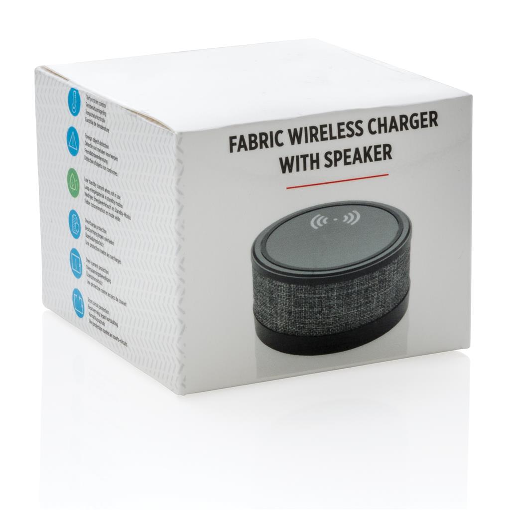 Fabric Wireless Charger With Speaker