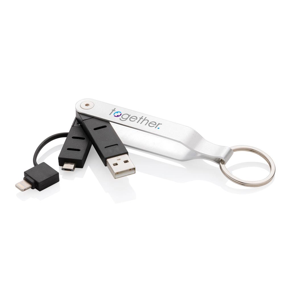 2 In 1 Keychain Cable Mfi Licensed