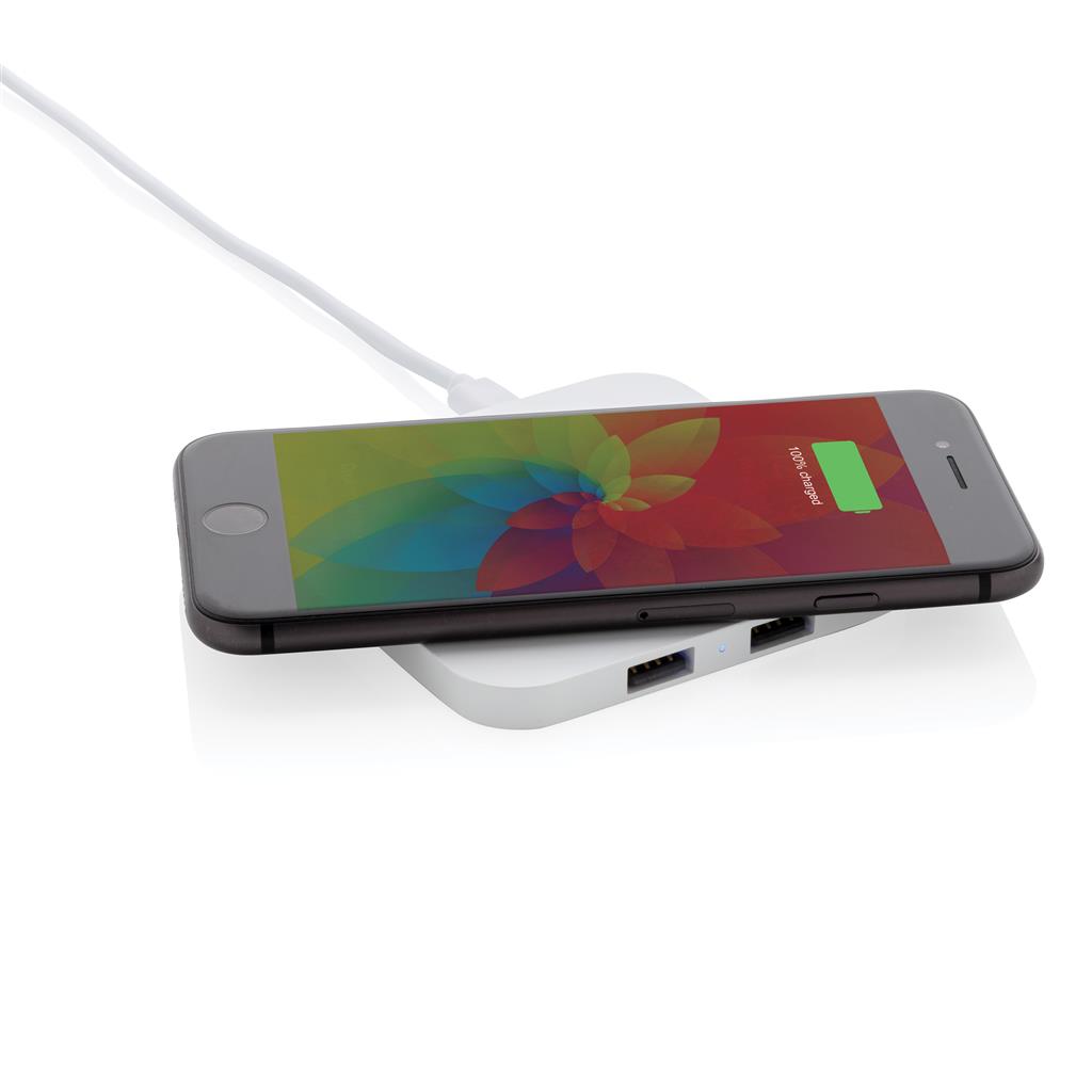10W Wireless Charger With Usb Ports