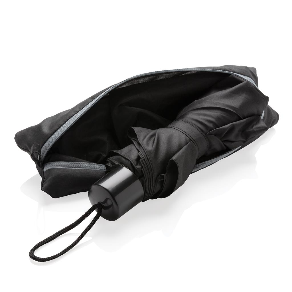 21" Manual Open Umbrella With Tote Bag