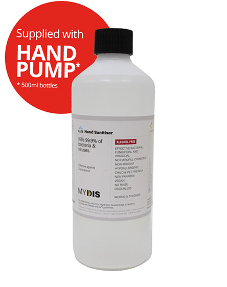 Sanitising Hand Gel with Pump for Covid-19 Virus UK