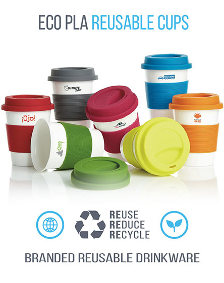 ECO PLA Reusable Coffee Cups