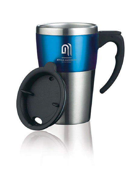 highland travel mug branded for your corp identity