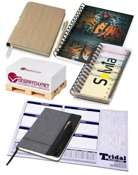 branded notepads and paper products