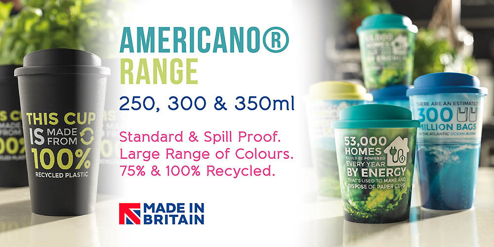 Americano Reusable Recycled Branded Cups