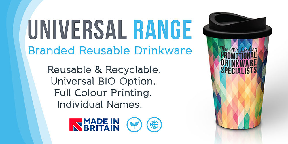 Universal Mugs Branded Reusable Mugs